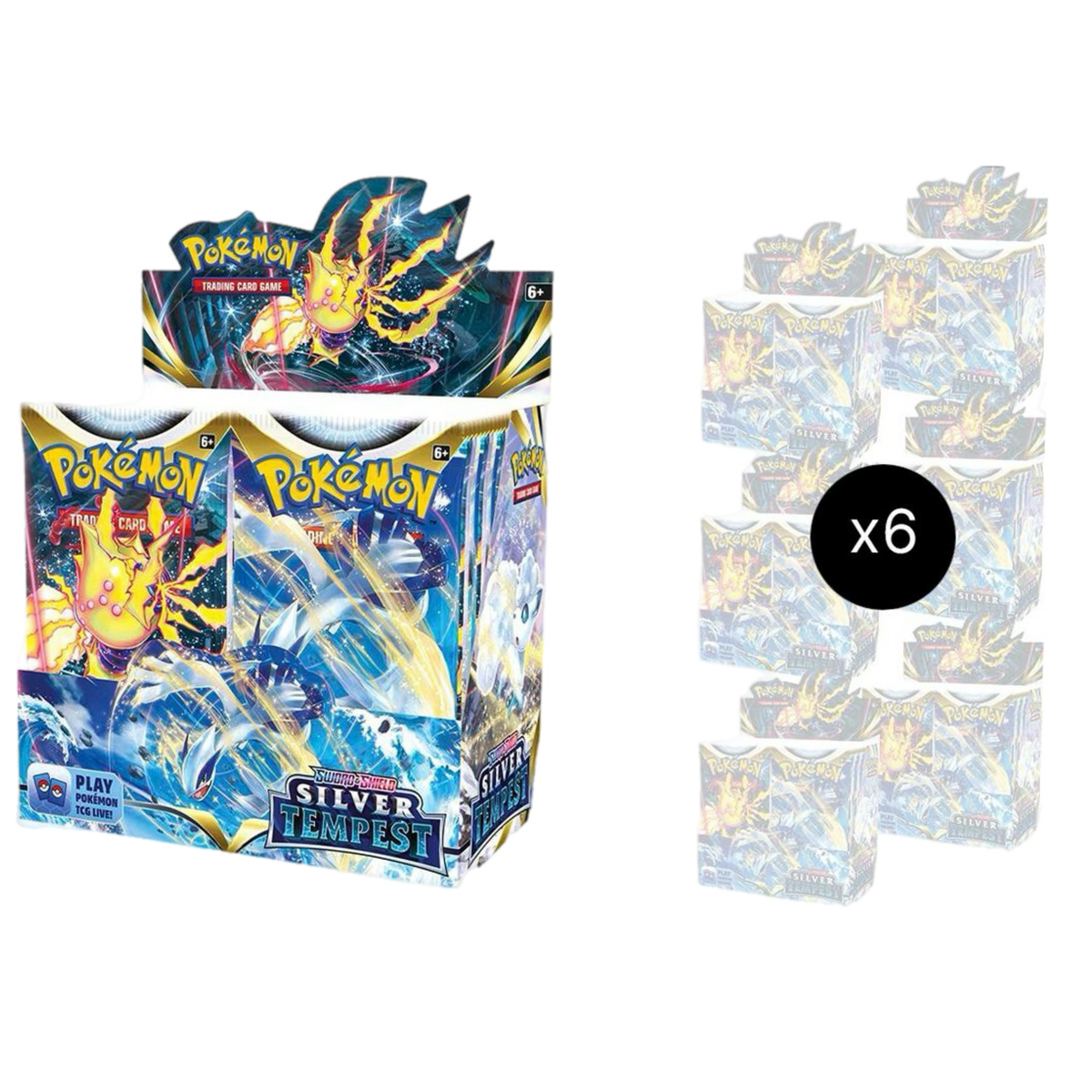 Silver Tempest Booster Box Case