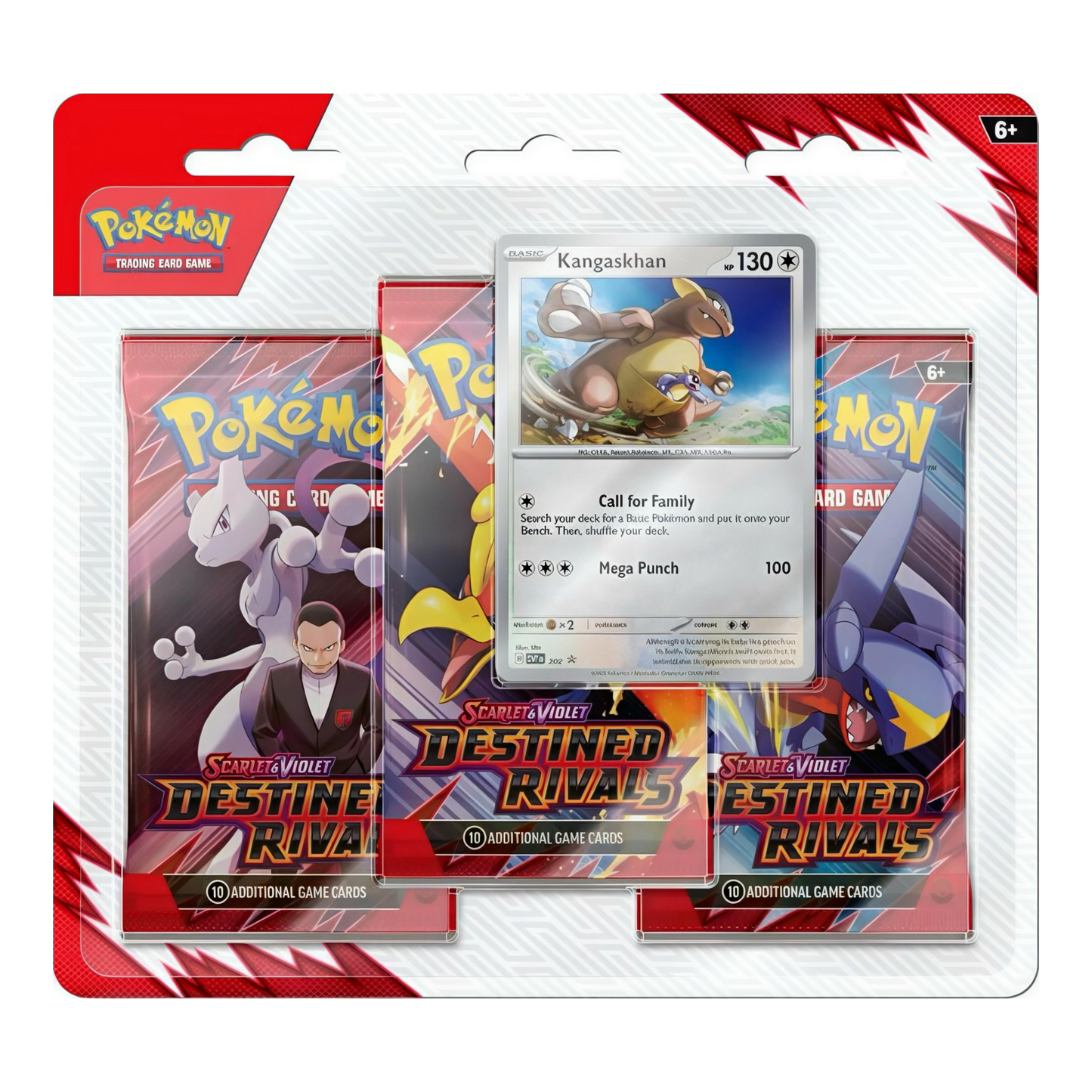 Pokemon TCG: Destined Rivals 3 Pack Blister