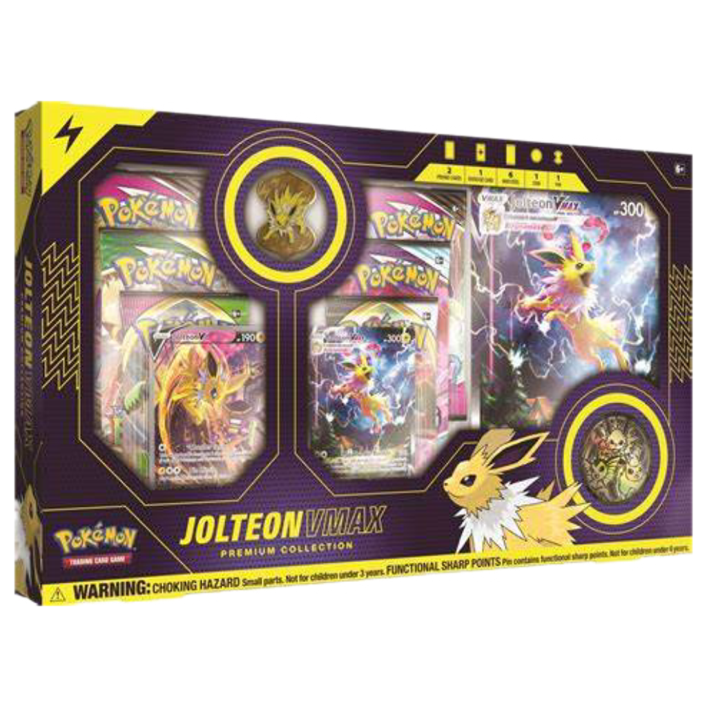 Pokemon TCG: Vaporeon, Flareon, or Jolteon VMAX Premium Collection Boxes
