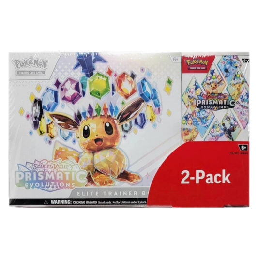 Costco Pokemon Prismatic Evolutions 2-Pack Trainer Box and Booster Bundle