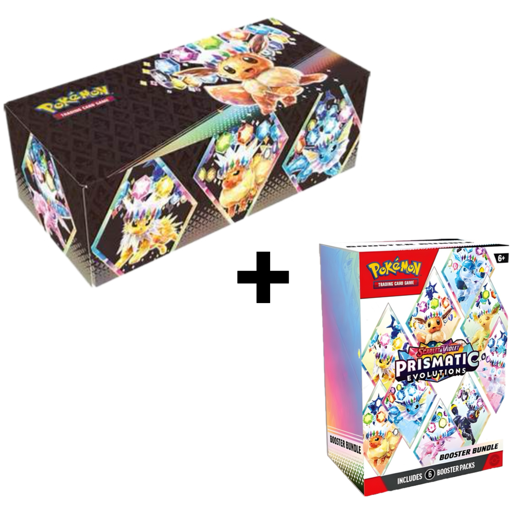 Pokemon TCG: Prismatic Evolutions Booster Bundle with Surprise Box Bundle