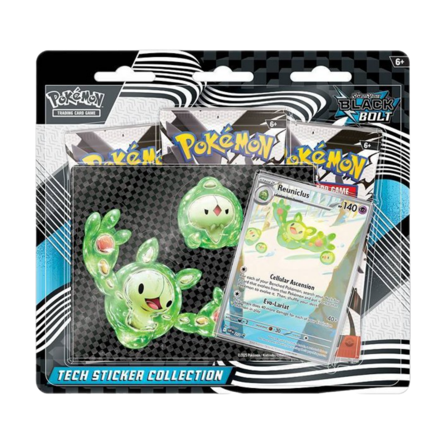 Pokemon TCG: Black Bolt Tech Sticker Collection