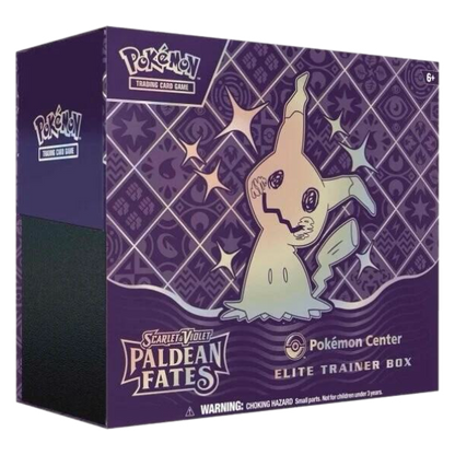 Pokemon TCG: Paldean Fates Pokemon Center Elite Trainer Box (Small Tear Top Right)