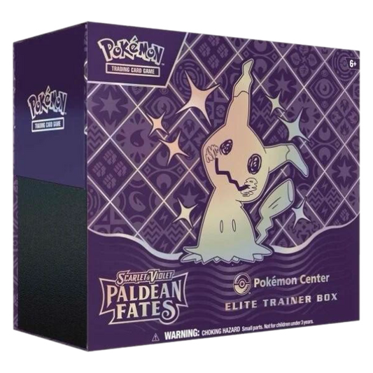 Pokemon TCG: Paldean Fates Pokemon Center Elite Trainer Box (Small Tear Top Right)