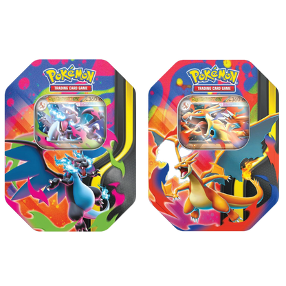 Mega Charizard Tin (Mega Charizard Y or Mega Charizard x)