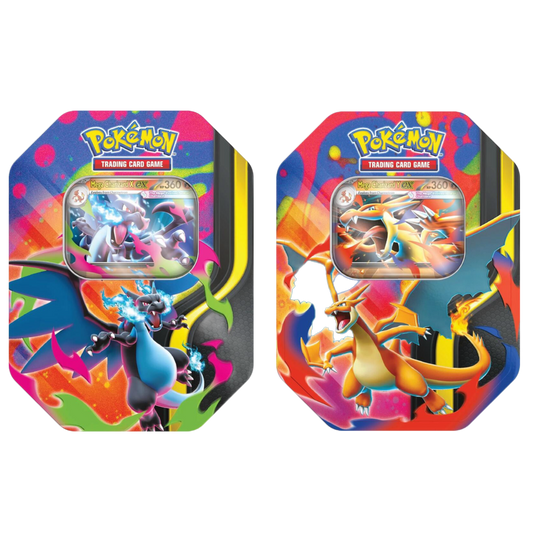 Mega Charizard Tin (Mega Charizard Y or Mega Charizard x)