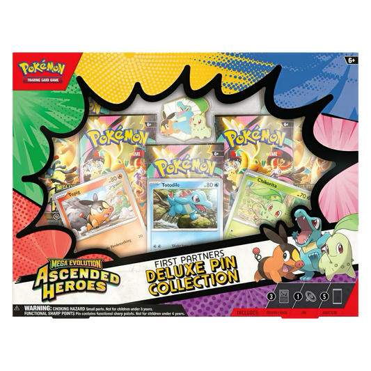 Pokemon TCG: Ascended Heroes First Partners Deluxe Pin Collection