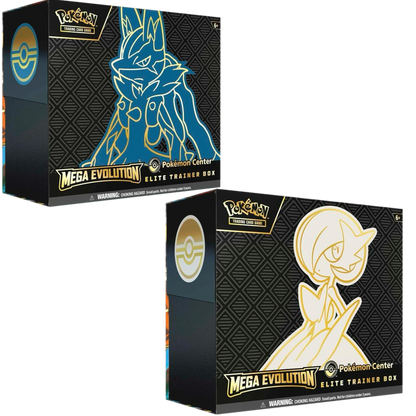 Pokemon TCG: Mega Evolution Pokemon Center Elite Trainer Box (Exclusive) Mega Lucario or Mega Gardevoir