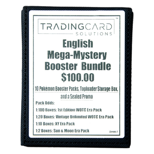 Trading Card Solutions English Mega-Mystery Booster Bundle