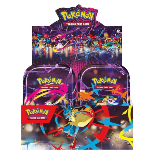Pokemon TCG: Mega Heroes Mini Tin Display