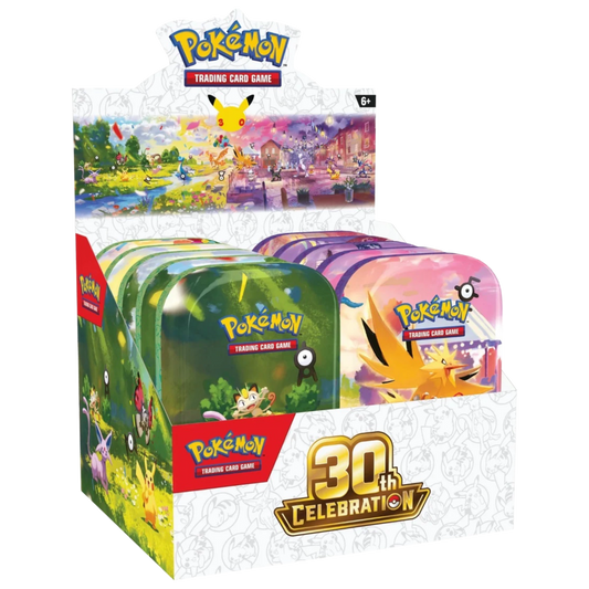 30th Celebration Mini Tin Display