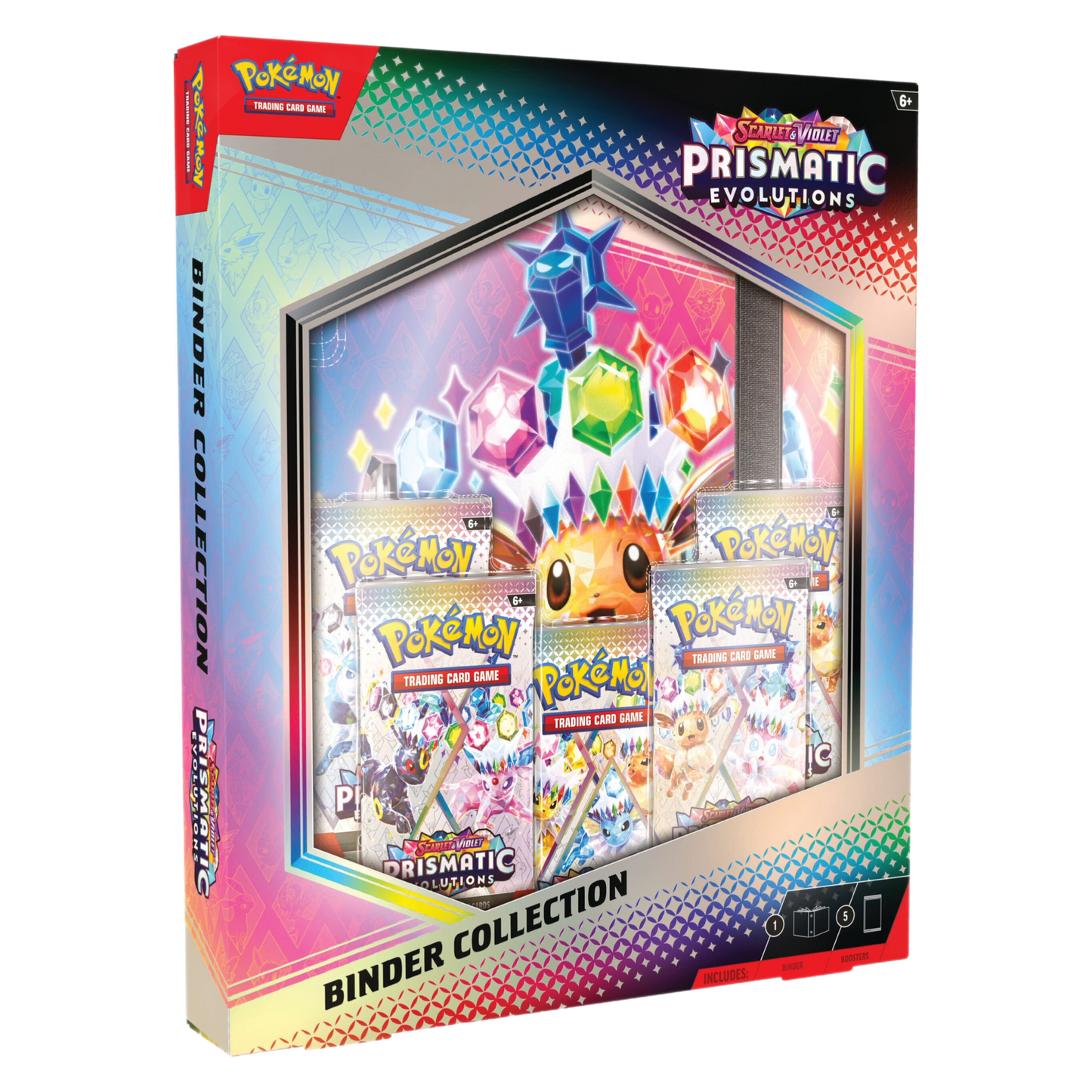 **PREORDER** Release date 1/17/2025 Pokemon TCG: Scarlet and Violet 8.5 Prismatic Evolutions Binder Collection