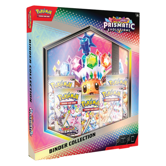 **PREORDER** Release date 1/17/2025 Pokemon TCG: Scarlet and Violet 8.5 Prismatic Evolutions Binder Collection