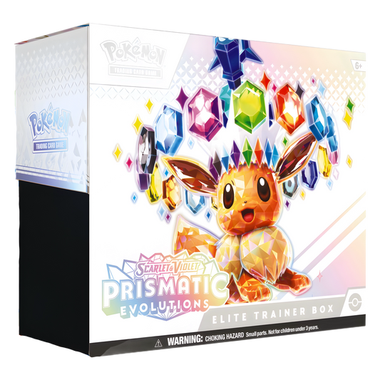 **PREORDER** Release date 1/17/2025 Pokemon TCG: Scarlet and Violet 8.5 Prismatic Evolutions Elite Trainer Box