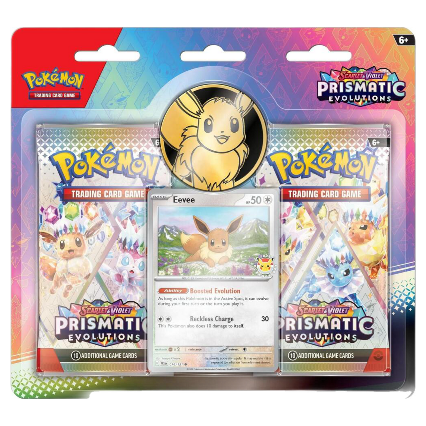 Pokemon TCG: Prismatic Evolutions 2-Pack Blister [Eevee]