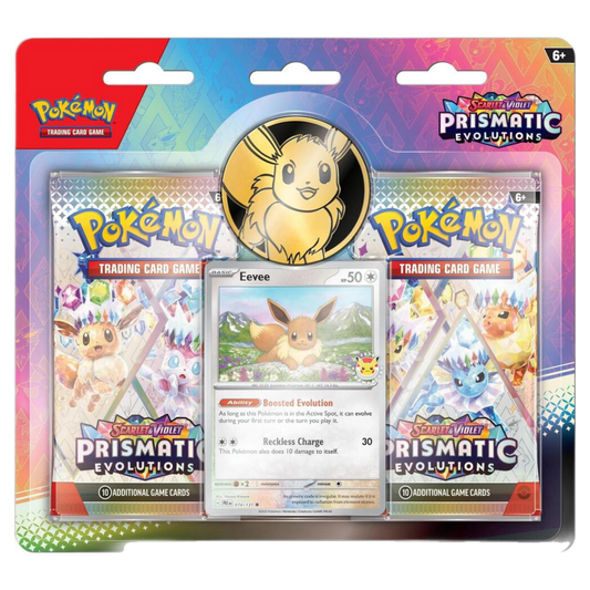 Pokemon TCG: Prismatic Evolutions 2-Pack Blister [Eevee]