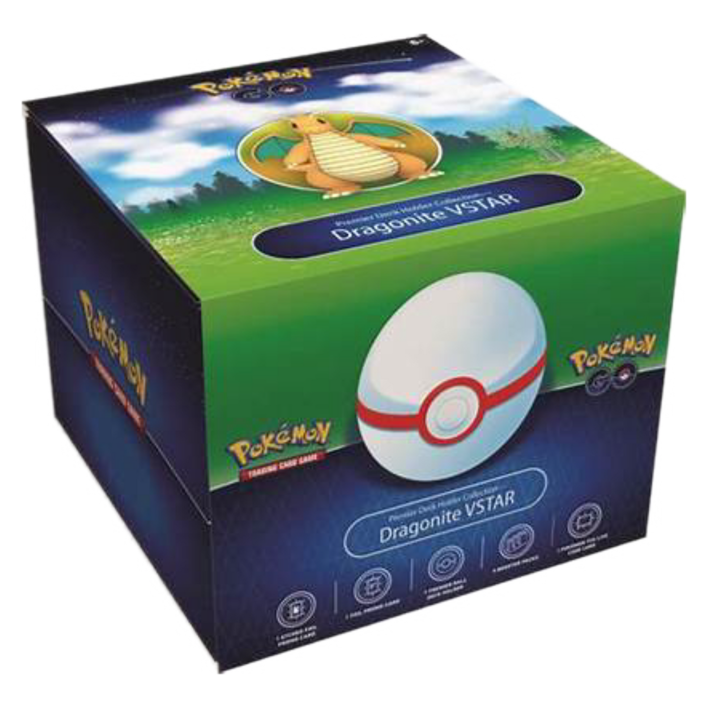 Pokemon TCG: Pokemon GO Premier Deck Holder Collection Dragonite VSTAR