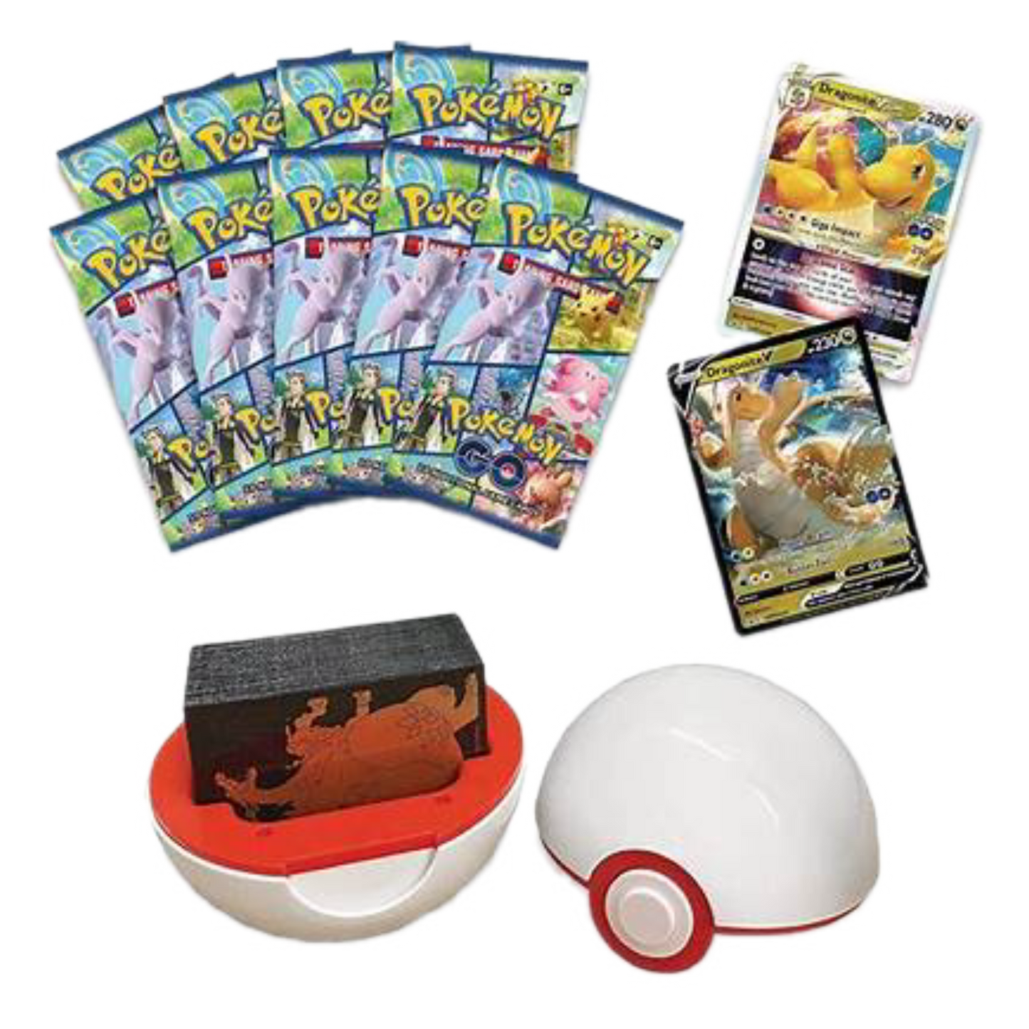 Pokemon TCG: Pokemon GO Premier Deck Holder Collection Dragonite VSTAR