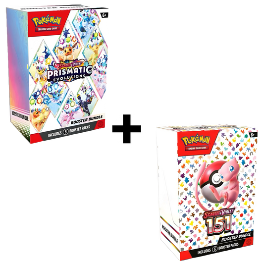 Pokemon TCG: Prismatic Evolution and 151 Booster Bundle Deal