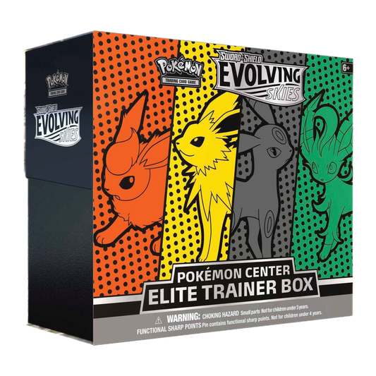 Pokemon TCG: Evolving Skies Pokemon Center Elite Trainer Box [Jolteon/Flareon/Umbreon/Leafeon] (NOTE Small rips on front)