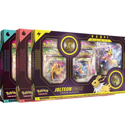 Pokemon TCG: Vaporeon, Flareon, or Jolteon VMAX Premium Collection Boxes