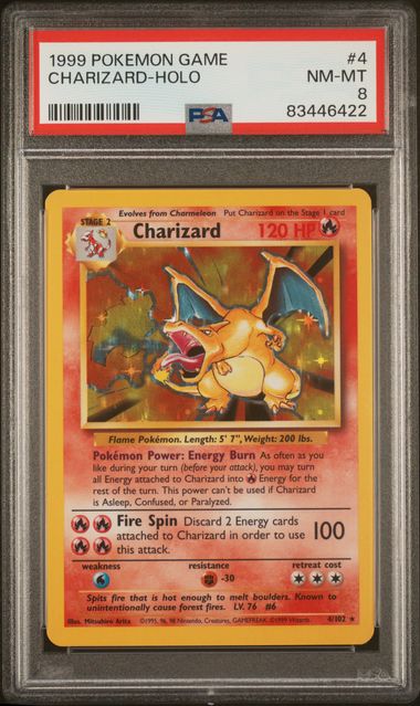 1999 POKEMON GAME #4 CHARIZARD-HOLO