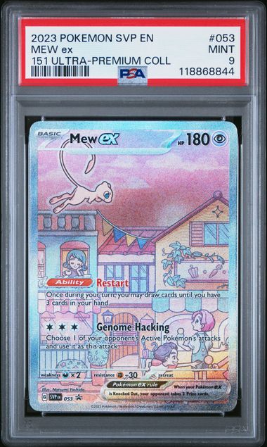 2023 POKEMON SVP EN-SV BLACK STAR PROMO #053 MEW EX 151 ULTRA-PREMIUM COLL