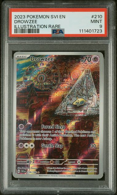 2023 POKEMON SVI EN-SCARLET & VIOLET #210 DROWZEE ILLUSTRATION RARE