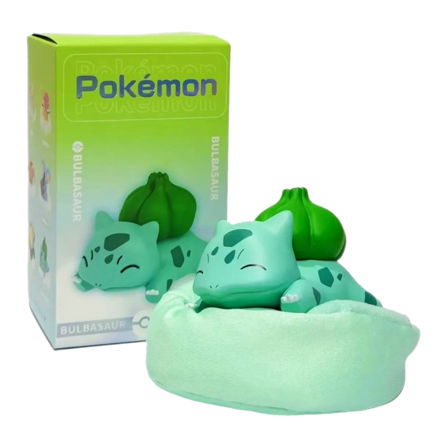 Pokemon Sleeping Figurine Featuring: Snorlax, Eevee, Pikachu, Komala, Bulbasaur, and Jirachi