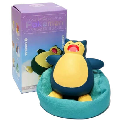 Pokemon Sleeping Figurine Featuring: Snorlax, Eevee, Pikachu, Komala, Bulbasaur, and Jirachi