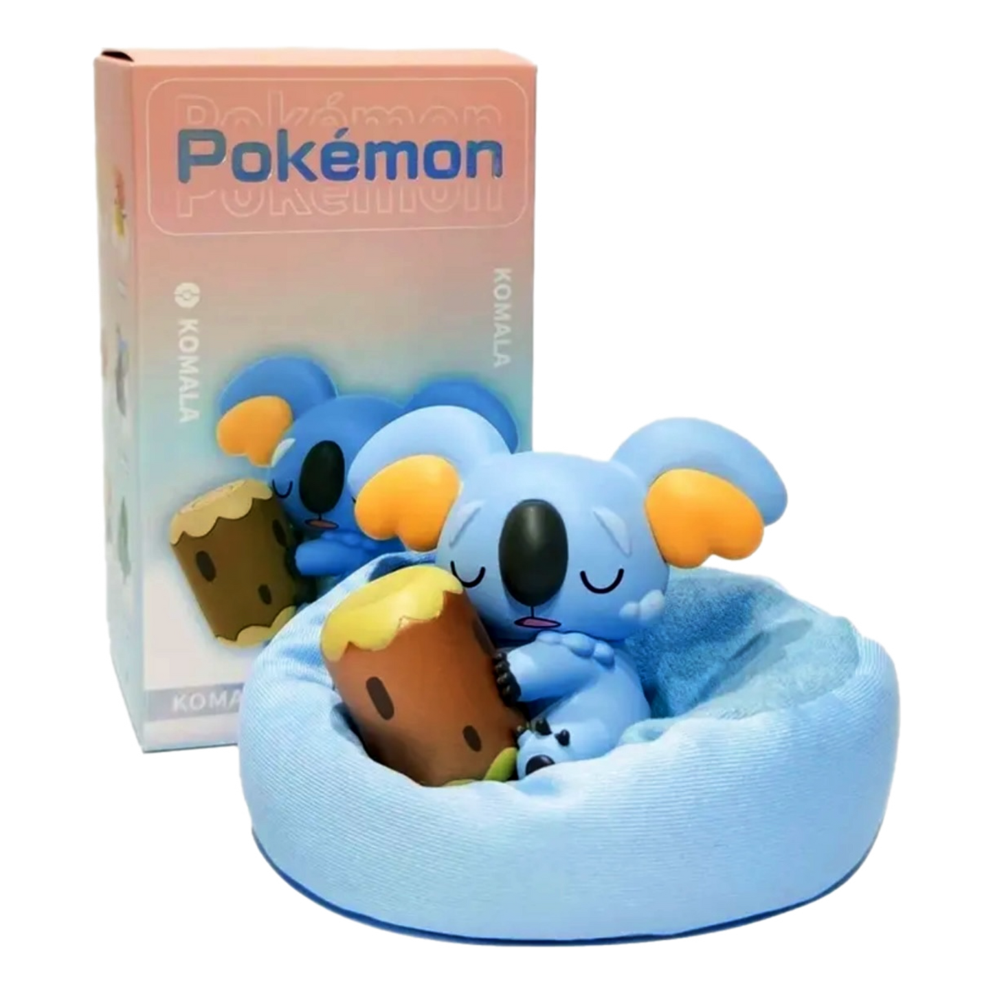 Pokemon Sleeping Figurine Featuring: Snorlax, Eevee, Pikachu, Komala, Bulbasaur, and Jirachi