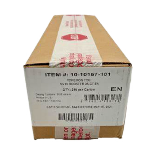 Pokemon TCG: Destined Rivals Booster Box Case (6 Booster Boxes/216 packs)- SV10: