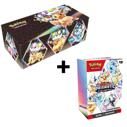 Pokemon TCG: Prismatic Evolutions Booster Bundle with Surprise Box Bundle
