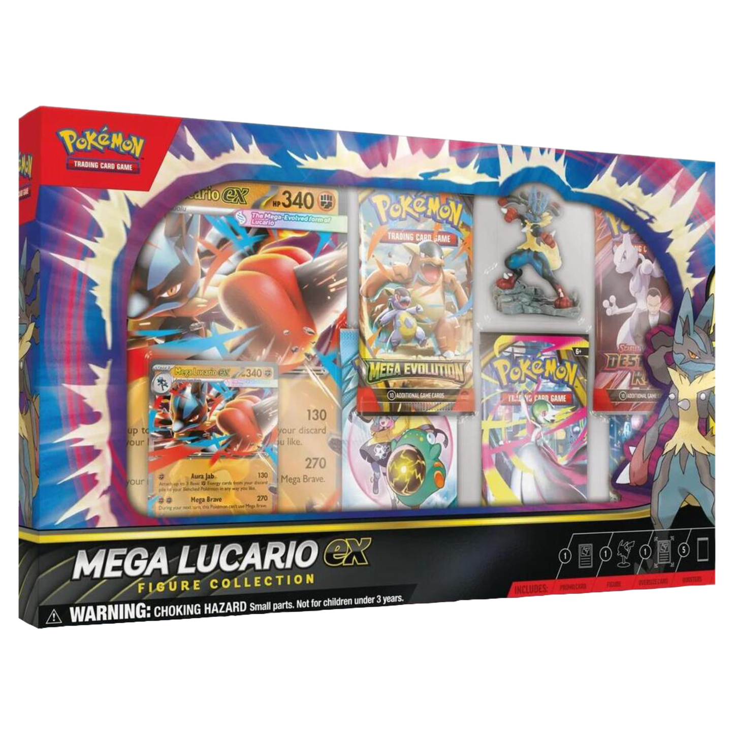 Pokemon TCG: Mega Lucario ex Premium Figure Collection Box