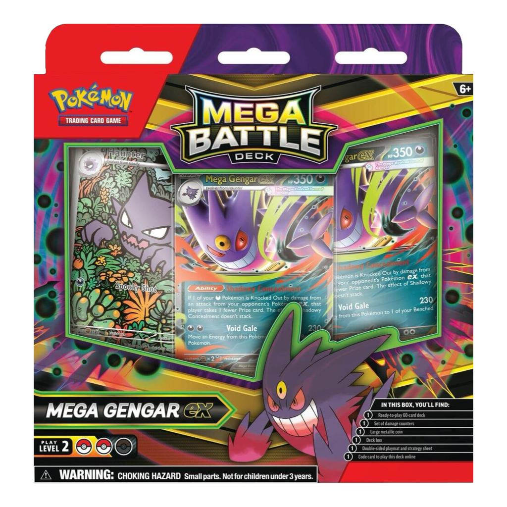 Pokemon TCG: Mega Battle Deck (Mega Gengar ex or Mega Diancie Ex)