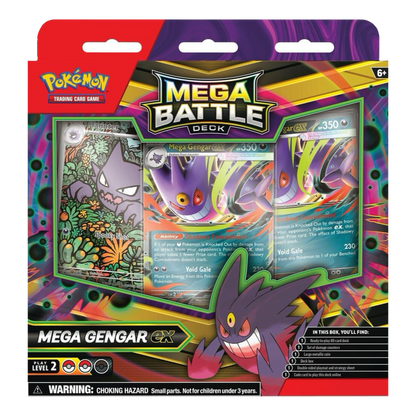 Pokemon TCG: Mega Battle Deck (Mega Gengar ex or Mega Diancie Ex)