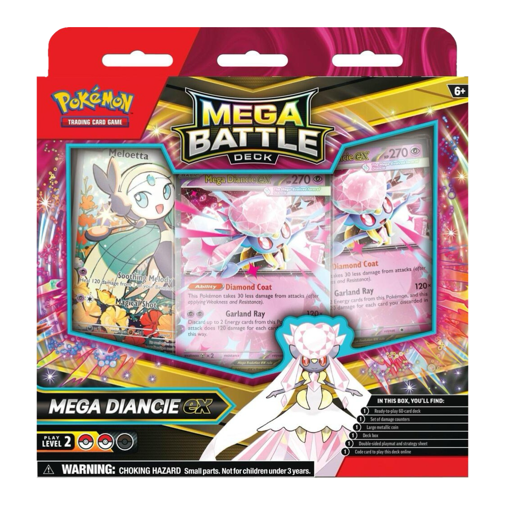 Pokemon TCG: Mega Battle Deck (Mega Gengar ex or Mega Diancie Ex)