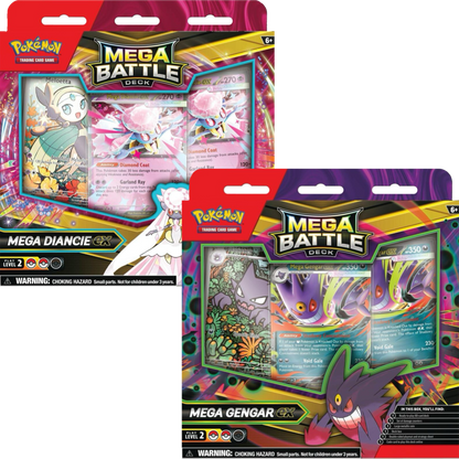 Pokemon TCG: Mega Battle Deck (Mega Gengar ex or Mega Diancie Ex)