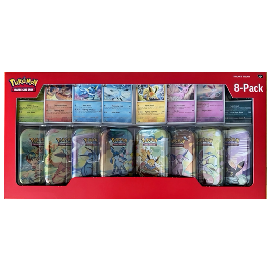 Pokemon TCG: Costco Prismatic Evolutions 8-Pack Mini Tins