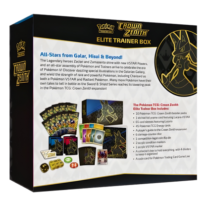 Pokemon Crown Zenith Elite Trainer Box